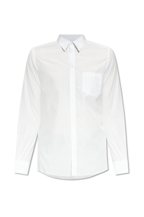 Shirt with striped pattern