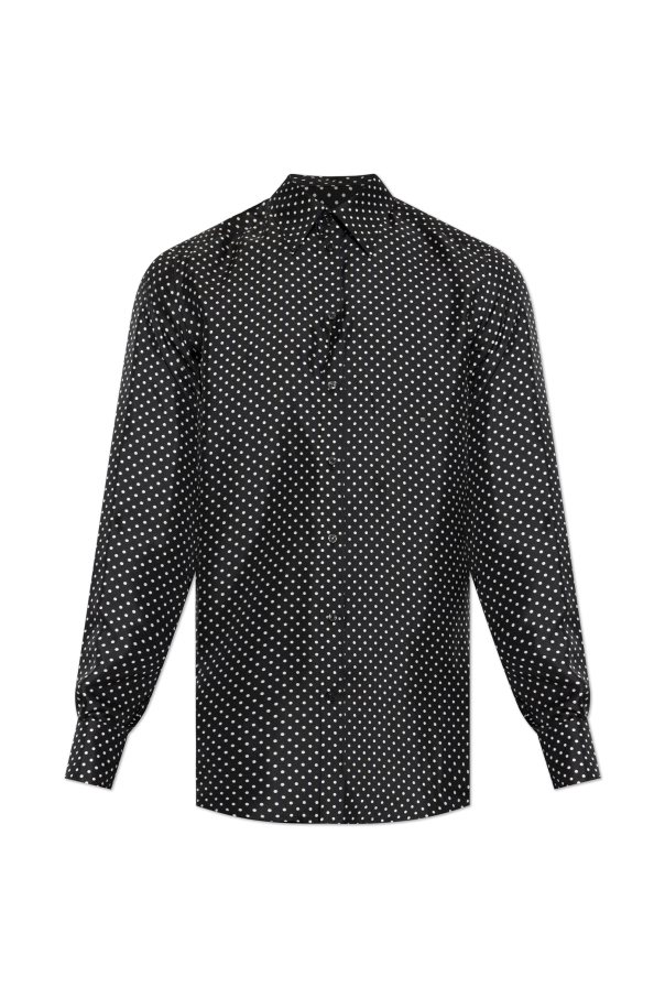 Silk shirt with polka dot pattern od Dolce & Gabbana