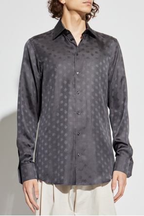 Dolce & Gabbana Seidenhemd mit Monogramm