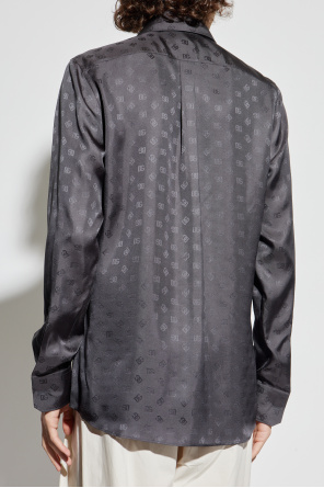 Dolce & Gabbana Seidenhemd mit Monogramm