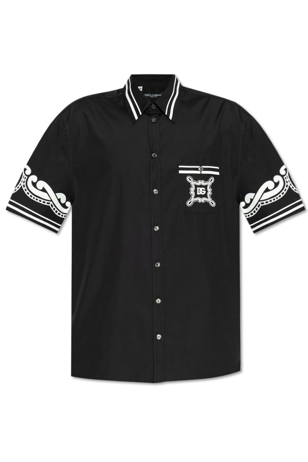 Patterned silk shirt, zdjęcie 1 Patterned silk shirt od Dolce & Gabbana