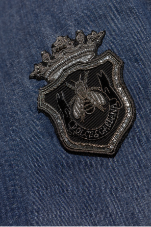 Dolce & Gabbana Denim shirt with appliqué