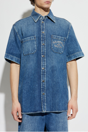 Dolce & Gabbana Camisa vaquera de manga corta