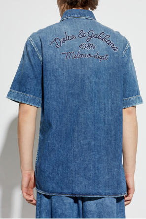 Dolce & Gabbana Camisa vaquera de manga corta