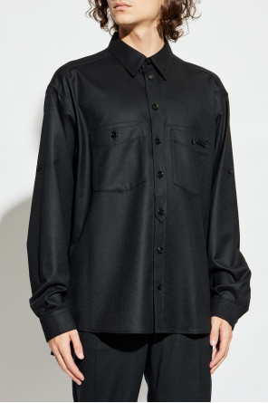 Dolce & Gabbana Wool shirt with pockets