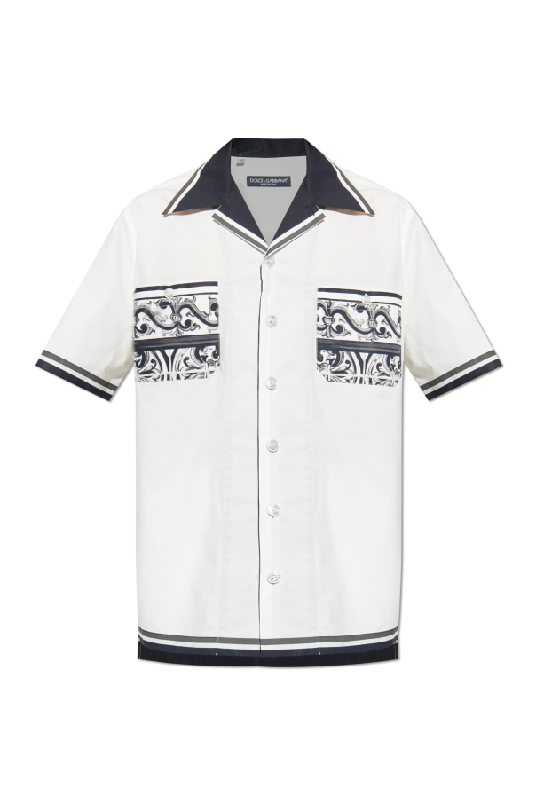 Cotton shirt with pocket od Dolce & Gabbana