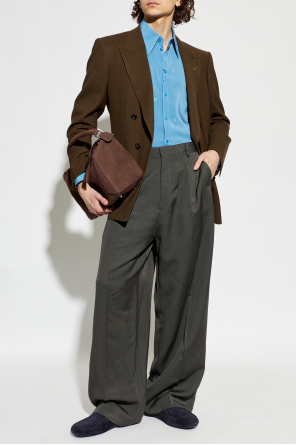 Silk shirt with monogram od Dolce & Gabbana