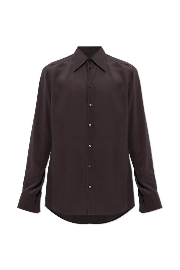 Silk shirt with collar od Dolce & Gabbana