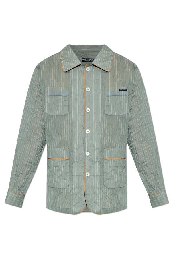 Shirt with a crinkled effect od Dolce & Gabbana