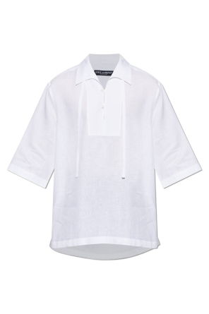 Linen polo od Dolce & Gabbana