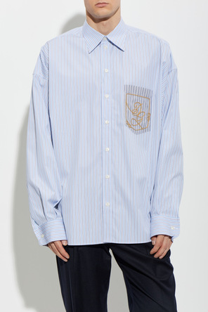 Dolce & Gabbana Cotton shirt with embroidered logo
