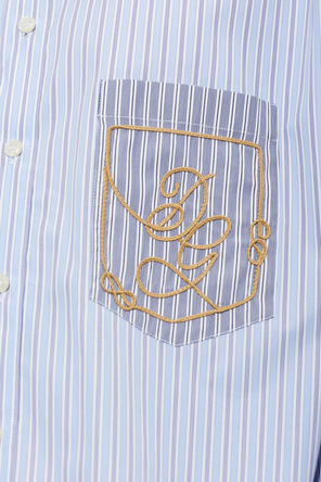 Dolce & Gabbana Cotton shirt with embroidered logo