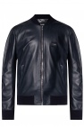 Dolce & Gabbana Kids logo trim padded jacket Black
