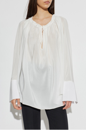 Balmain Loose-fit silk top