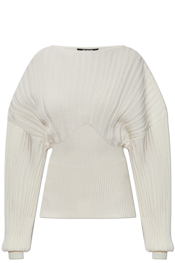 Waist-cinched top od Balmain