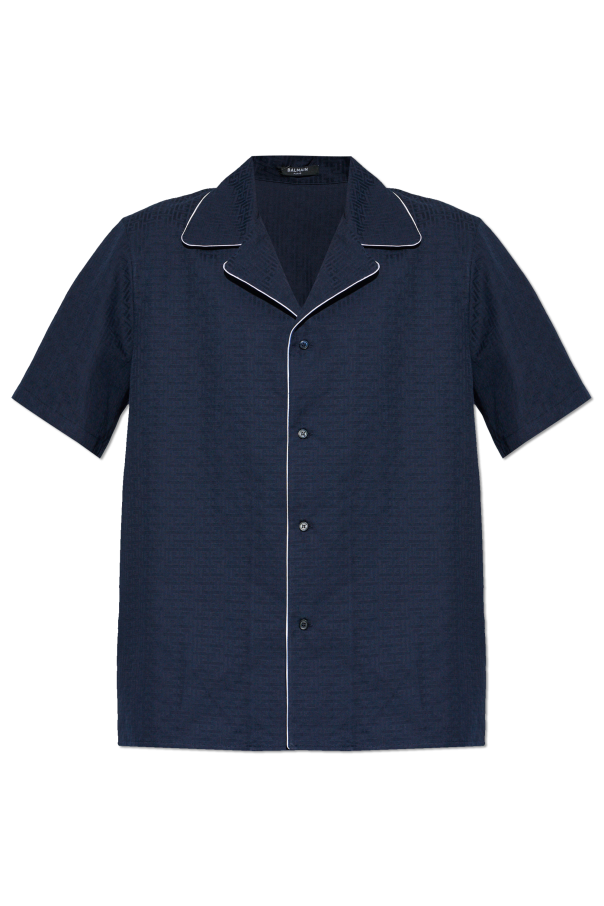 Shirt with monogram od Balmain