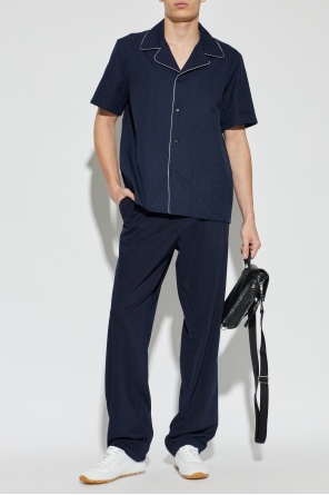 Camisa con monograma od Balmain