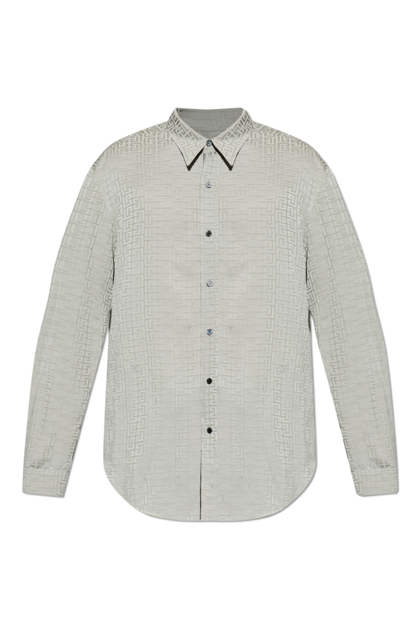 Shirt with monogram od Balmain