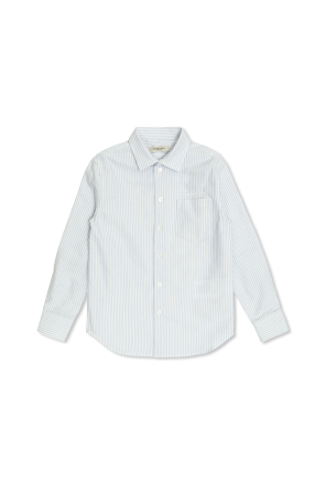 Shirt with a striped pattern