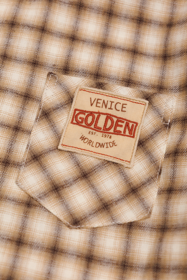 Golden Goose Kids Cămașă cu patch