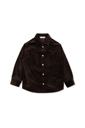 Corduroy shirt with pockets