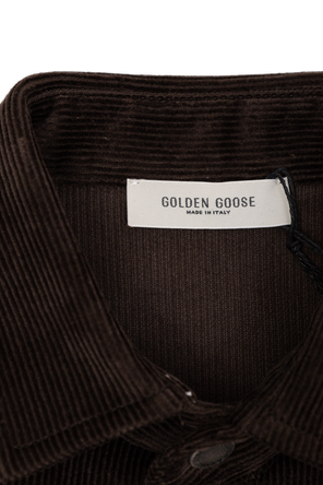 Golden Goose Kids Corduroy shirt with pockets