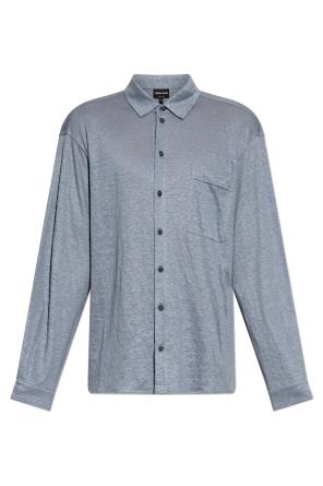 Linen shirt with pocket