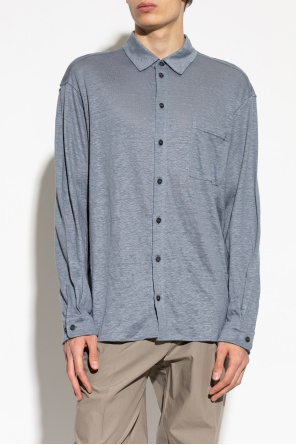 Giorgio Armani Camisa de linho com bolso