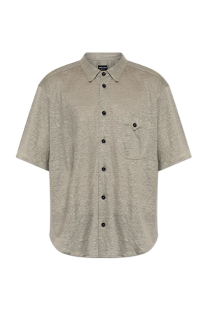Camisa de lino con bolsillo