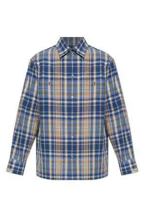 Shirt with a check pattern