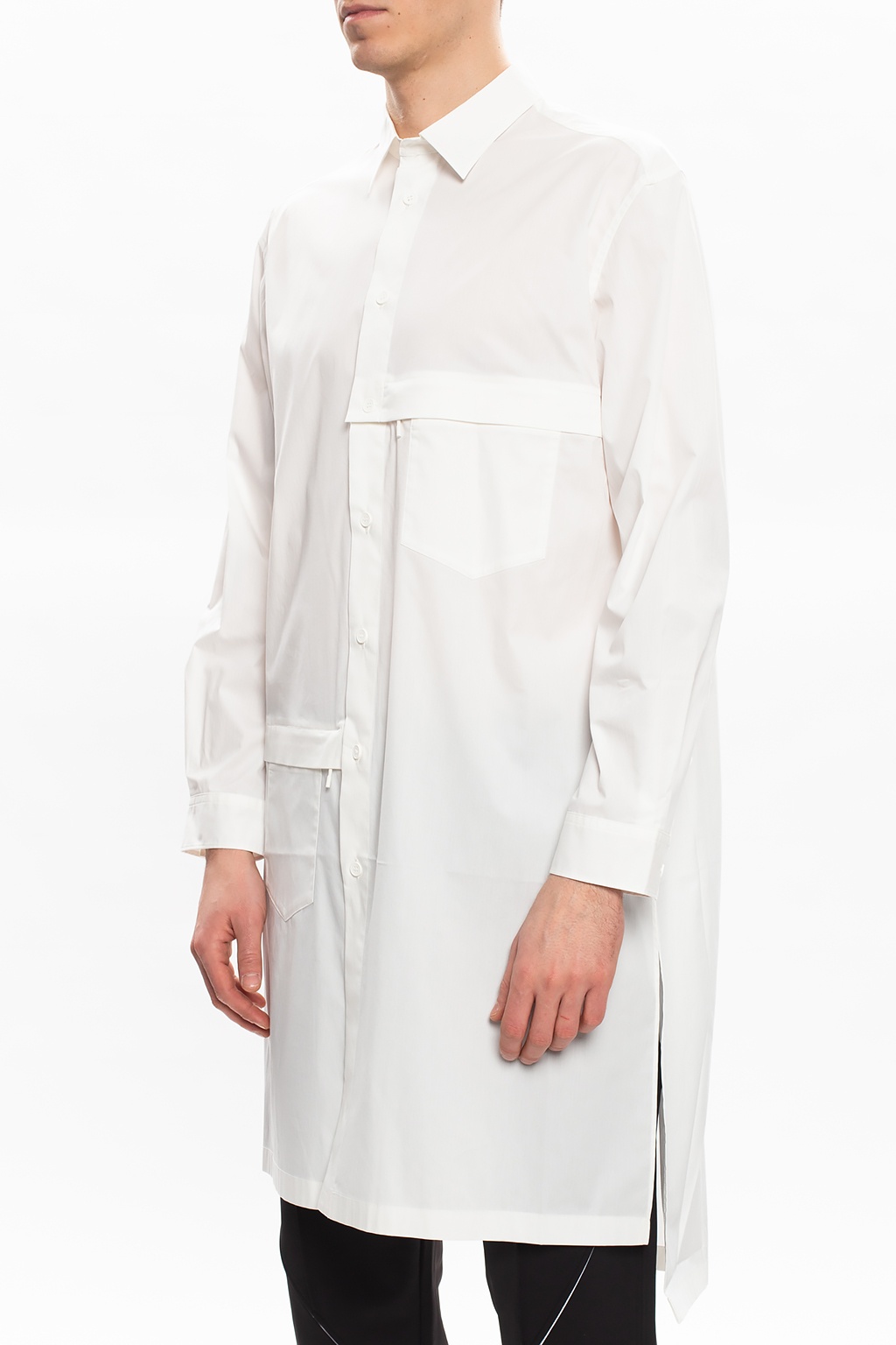 3 Yohji Yamamoto - Long shirt Y - SchaferandweinerShops HK 