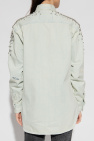 Golden Goose light blue Appliquéd shirt