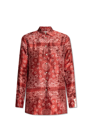 Shirt with paisley pattern od Golden Goose