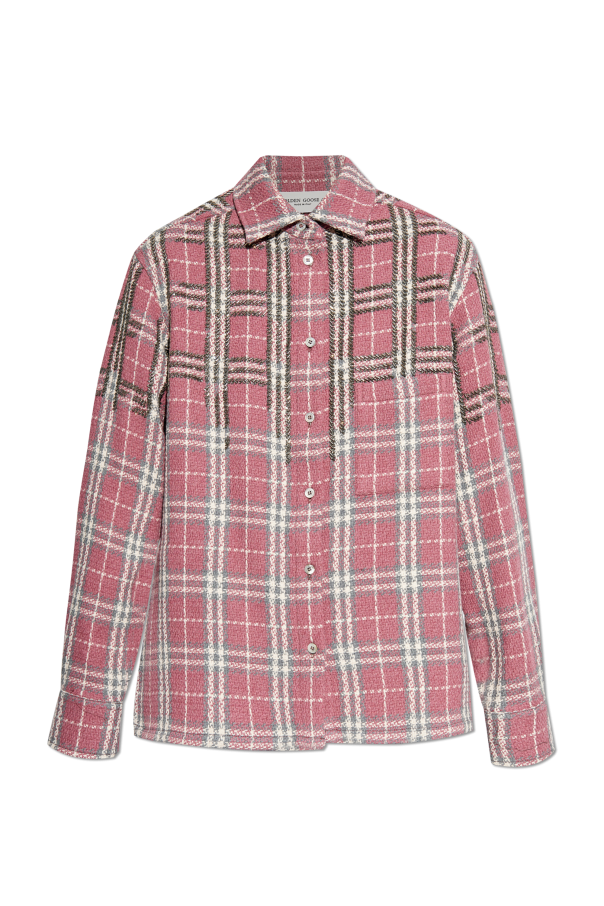 Golden Goose Shirt with plaid pattern