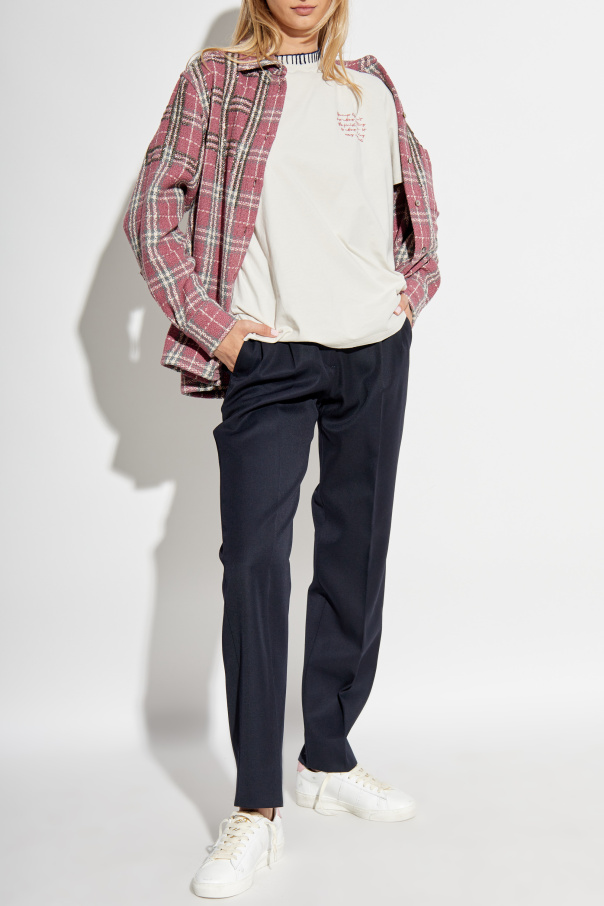 Golden Goose FABRIC shirt with plaid pattern