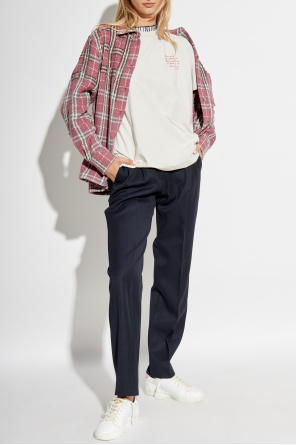 Shirt with plaid pattern od Golden Goose