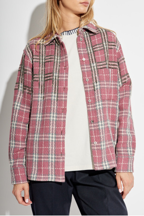 Golden Goose FABRIC shirt with plaid pattern