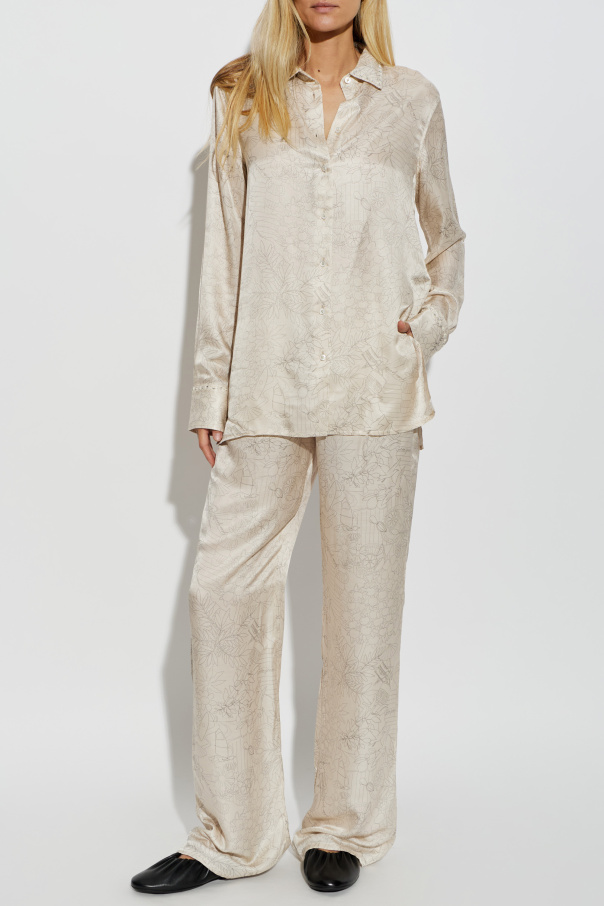 Golden Goose Shirt with floral motif