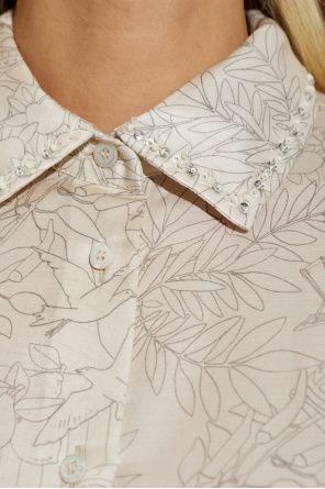 Golden Goose Shirt with floral motif