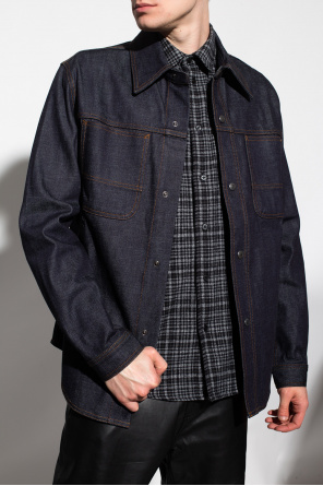 Ami Alexandre Mattiussi Denim shirt with pockets