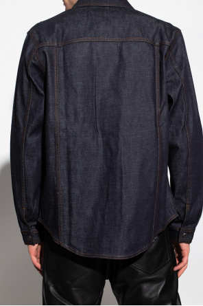 Ami Alexandre Mattiussi Denim shirt with pockets