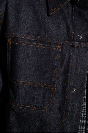 Ami Alexandre Mattiussi Denim shirt with pockets