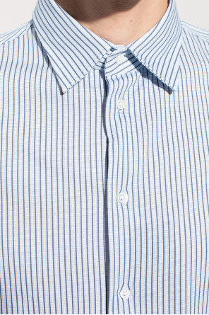 Emporio woven armani Cotton shirt with monogram
