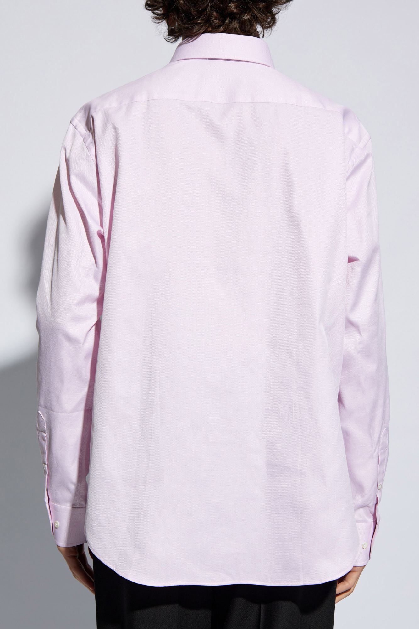 Emporio Armani Cotton shirt with monogram