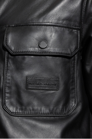 Emporio Armani Leather shirt