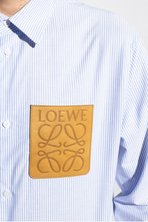 Loewe loewe amazona 28 jacquard and leather tote