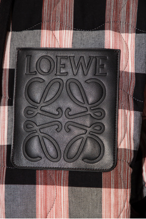 loewe cotton Padded quilted overshirt