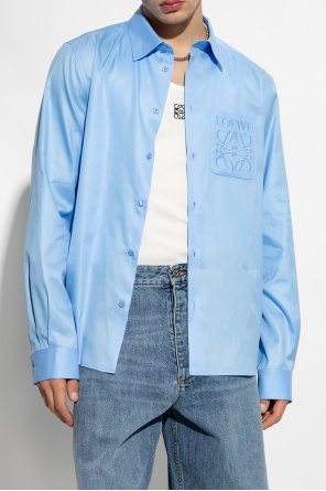 Loewe Logo-embroidered shirt