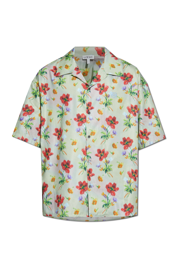 Shirt with floral motif od Loewe