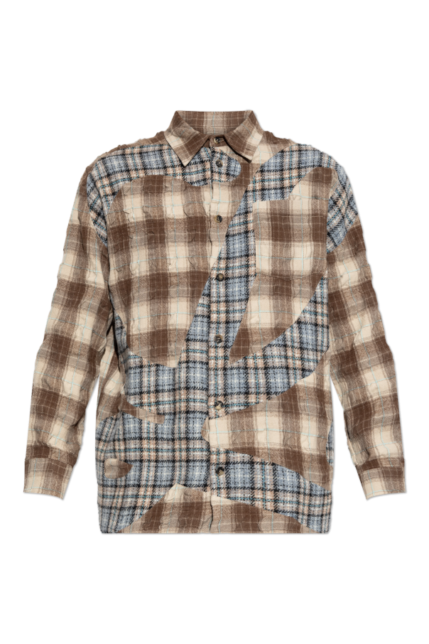 Sweater made of combined materials od Loewe